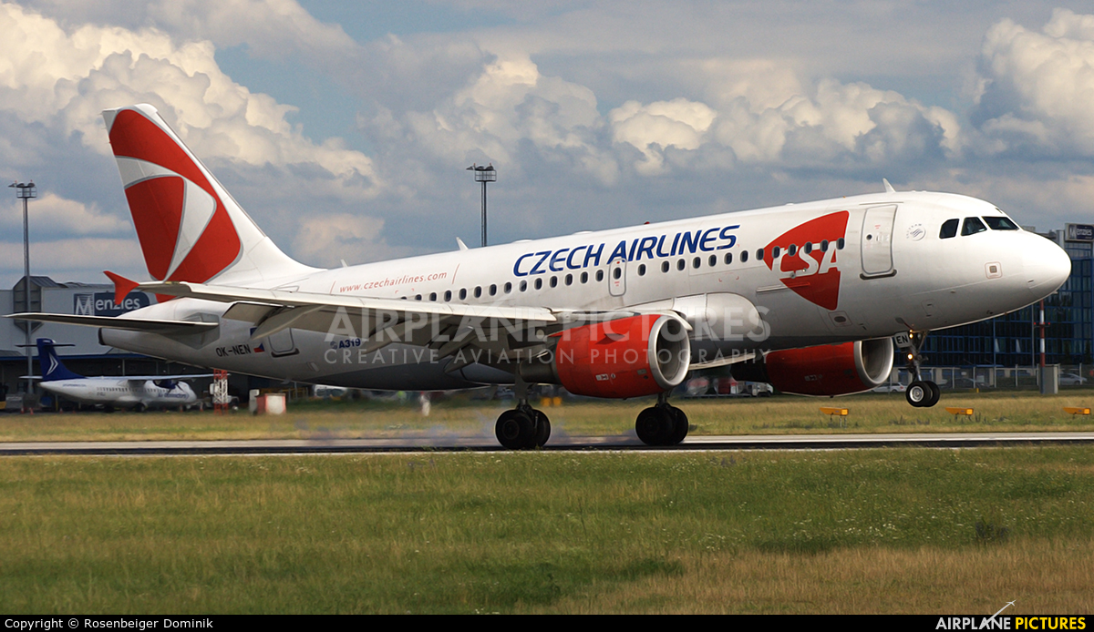 CSA - Czech Airlines OK-NEN aircraft at Prague - Václav Havel