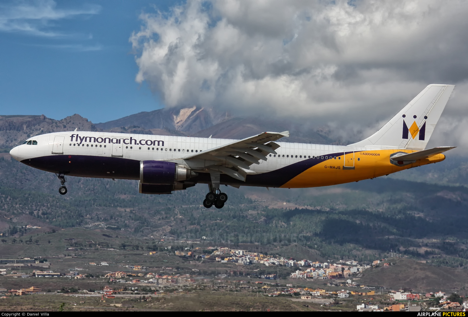 Monarch Airlines G-MAJS aircraft at Tenerife Sur - Reina Sofia