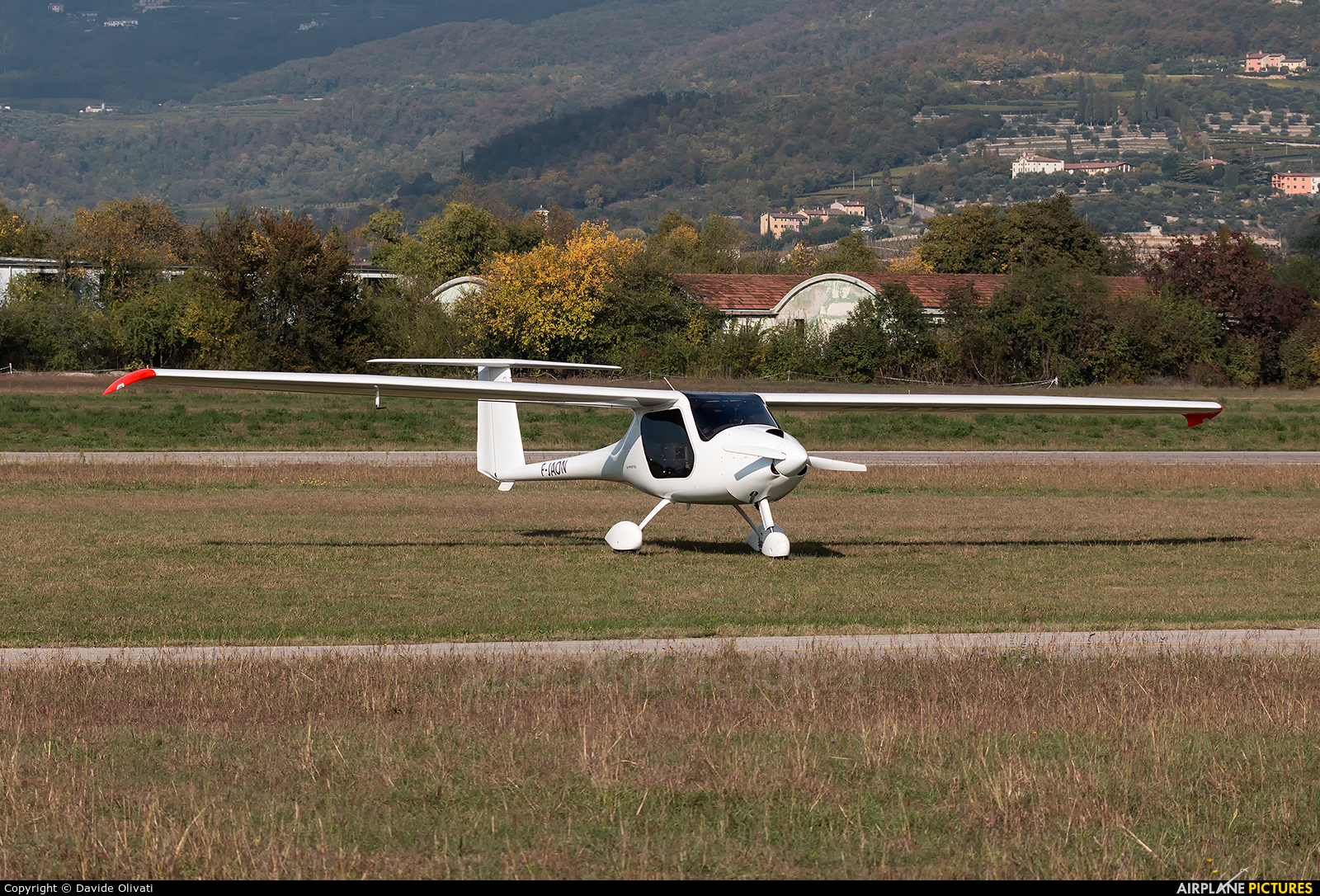 Private F-JAON aircraft at Verona - Boscomantico
