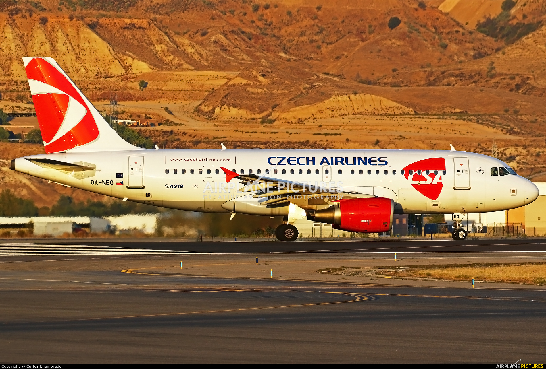 CSA - Czech Airlines OK-NEO aircraft at Madrid - Barajas