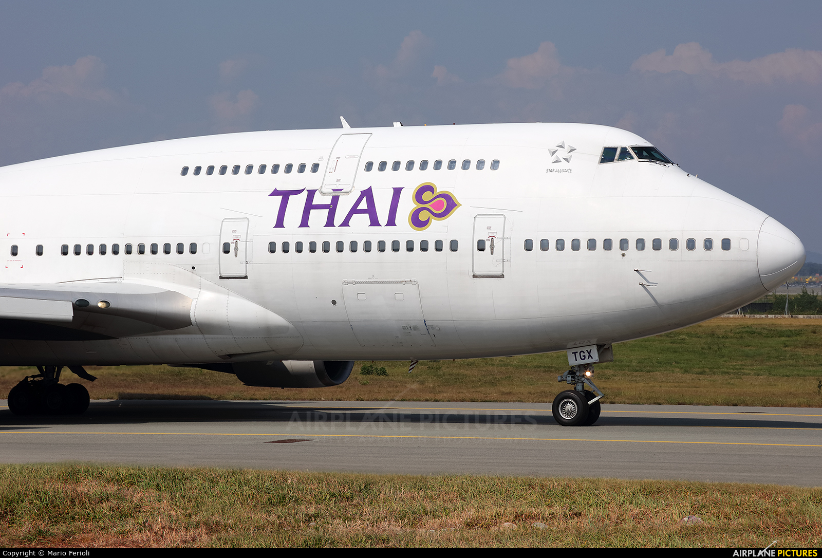 Thai Airways HS-TGX aircraft at Milan - Malpensa