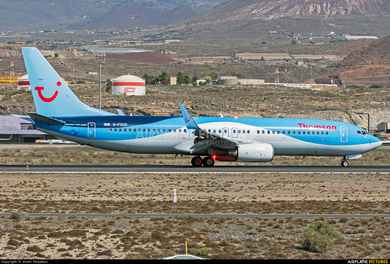 Thomson/Thomsonfly G-FDZE aircraft at Tenerife Sur - Reina Sofia