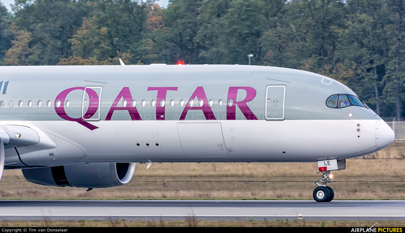 Qatar Airways A7-ALE aircraft at Frankfurt