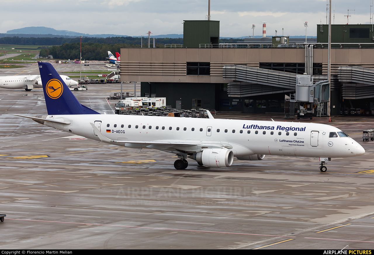 Lufthansa Regional - CityLine D-AECG aircraft at Zurich
