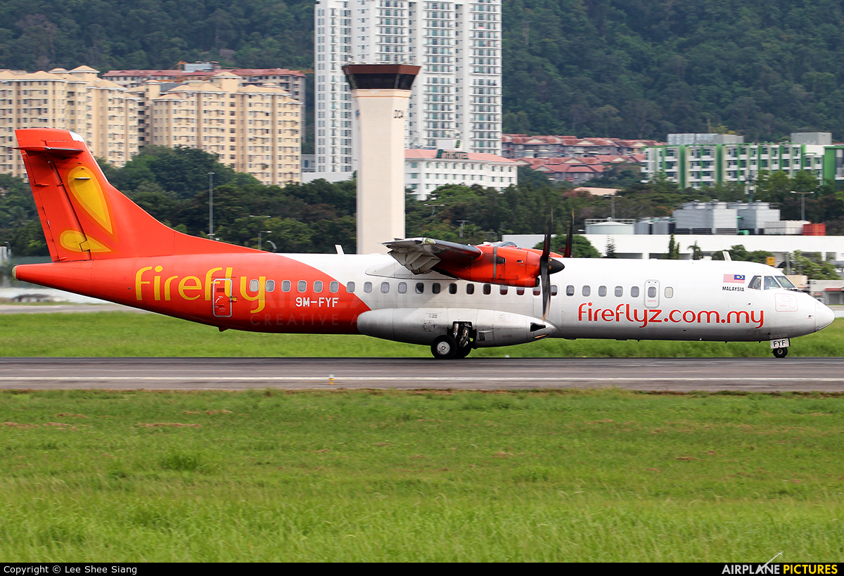 Firefly 9M-FYF aircraft at Penang Intl
