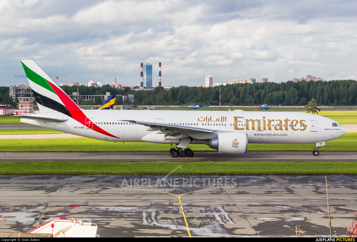 Emirates Airlines A6-EWD aircraft at St. Petersburg - Pulkovo