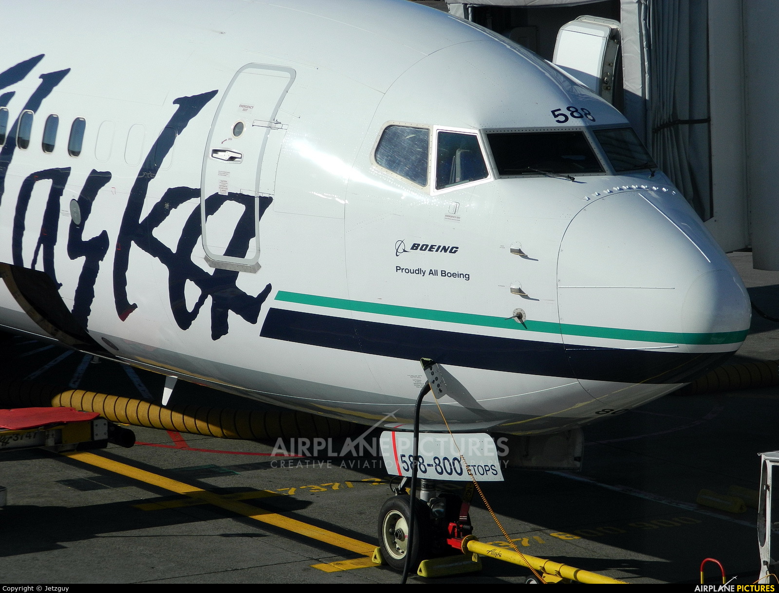 Alaska Airlines N588AS aircraft at Las Vegas - McCarran Intl