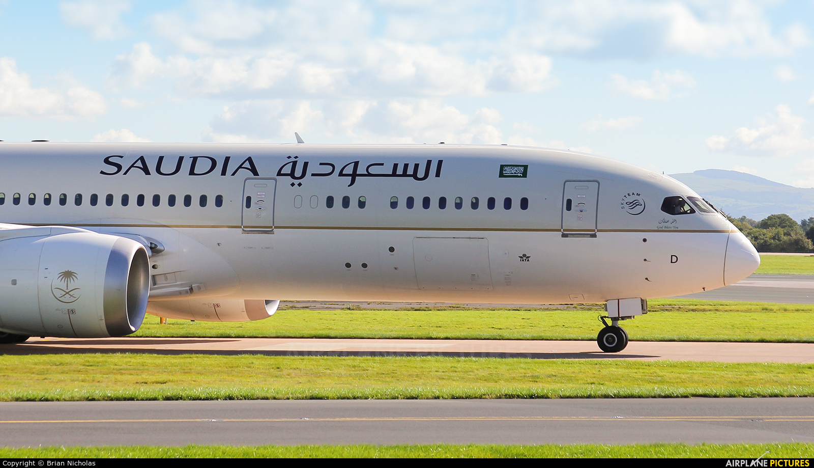 Saudi Arabian Airlines HZ-ARD aircraft at Manchester