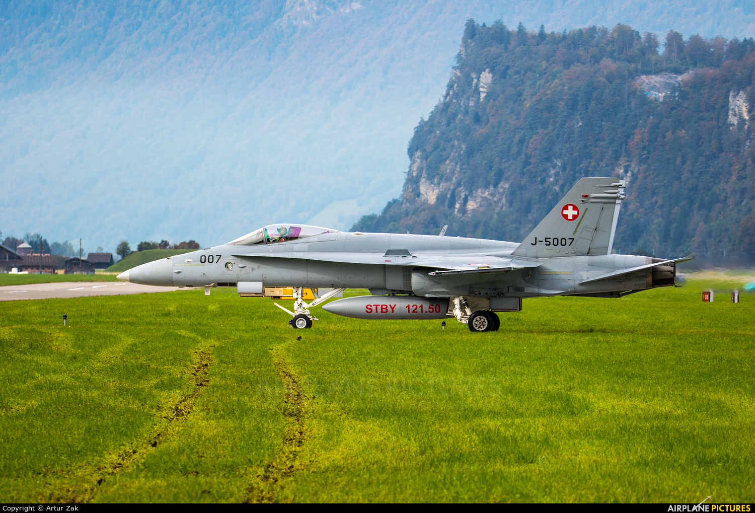 Switzerland - Air Force J-5007 aircraft at Meiringen