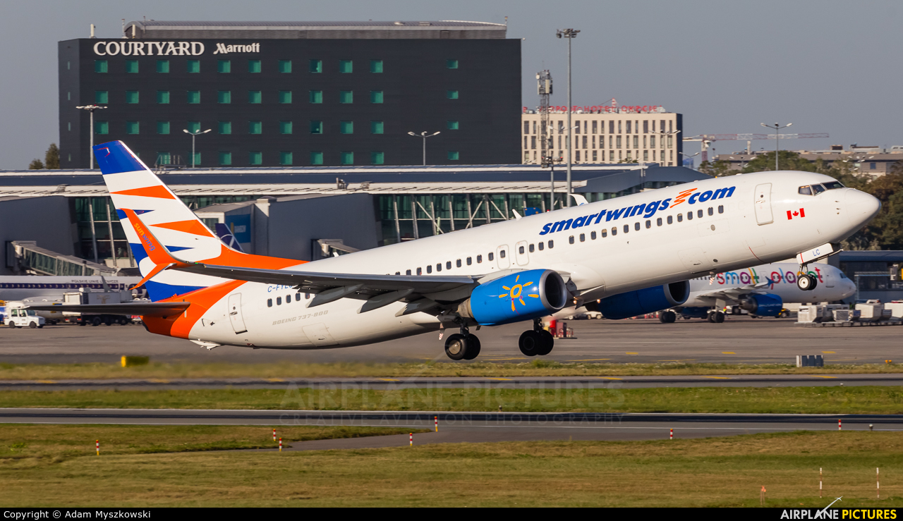 SmartWings C-FYLC aircraft at Warsaw - Frederic Chopin