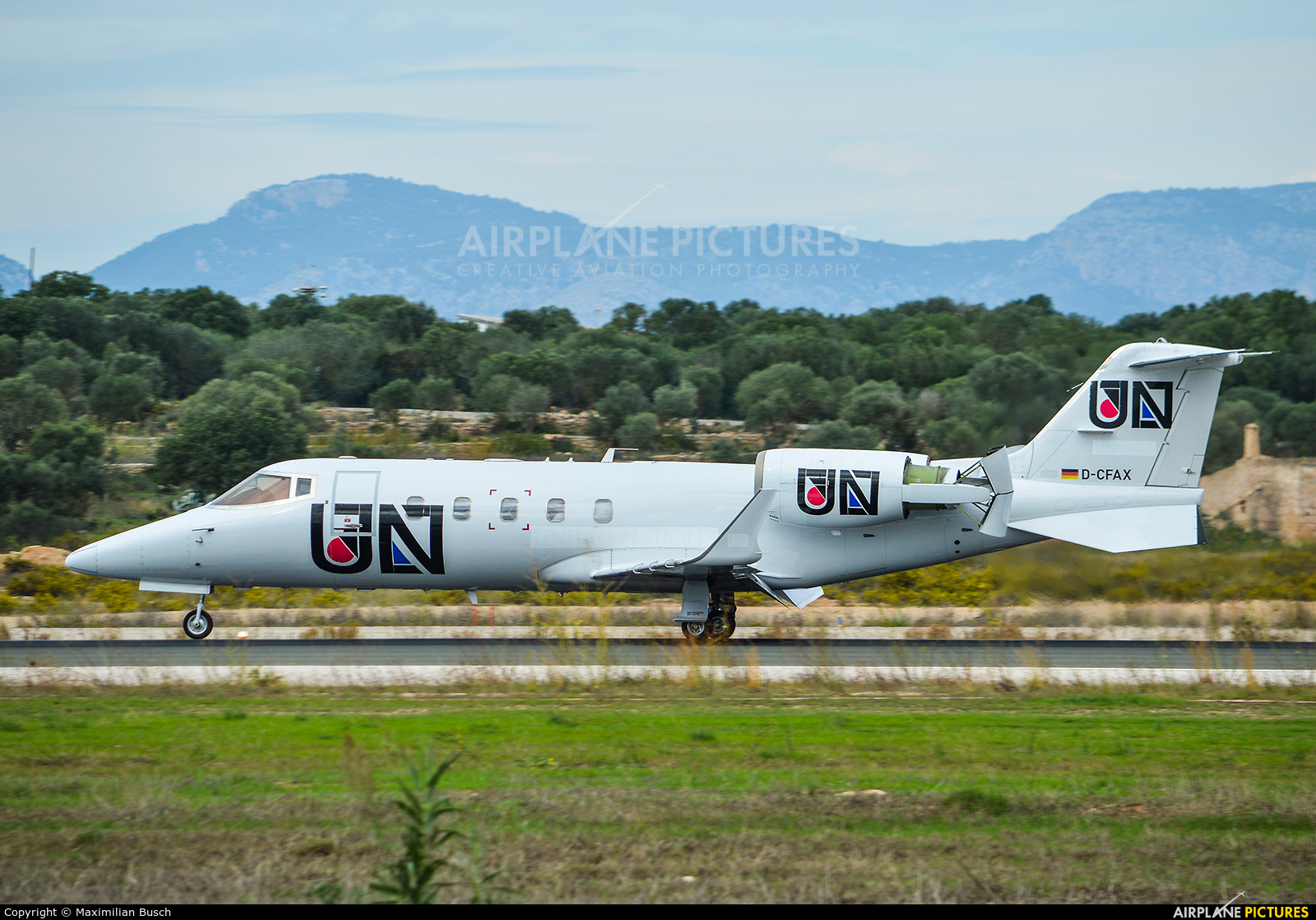 FAI - Flight Ambulance International D-CFAX aircraft at Palma de Mallorca