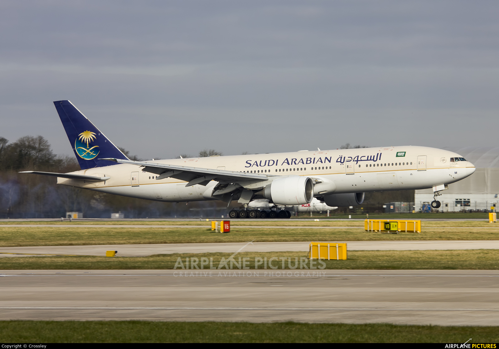 Saudi Arabian Airlines HZ-AKM aircraft at Manchester