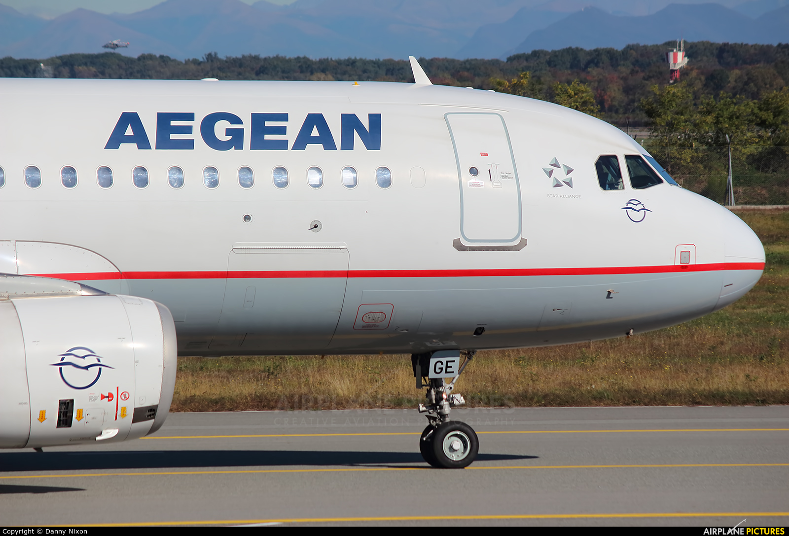 Aegean Airlines SX-DGE aircraft at Milan - Malpensa