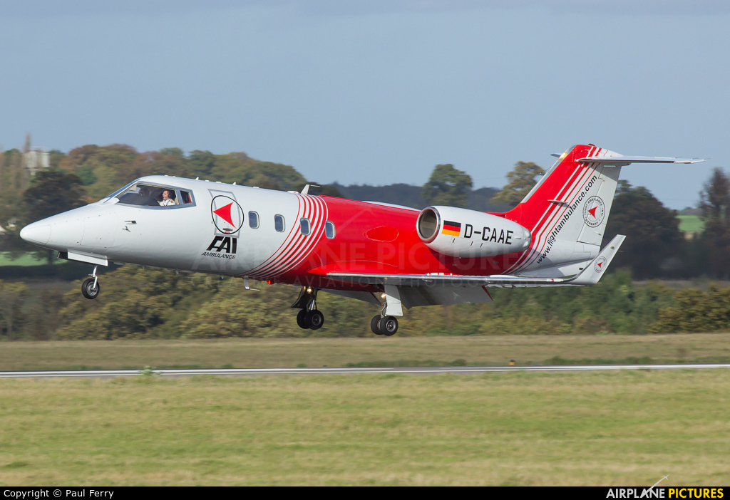 FAI - Flight Ambulance International D-CAAE aircraft at London - Luton