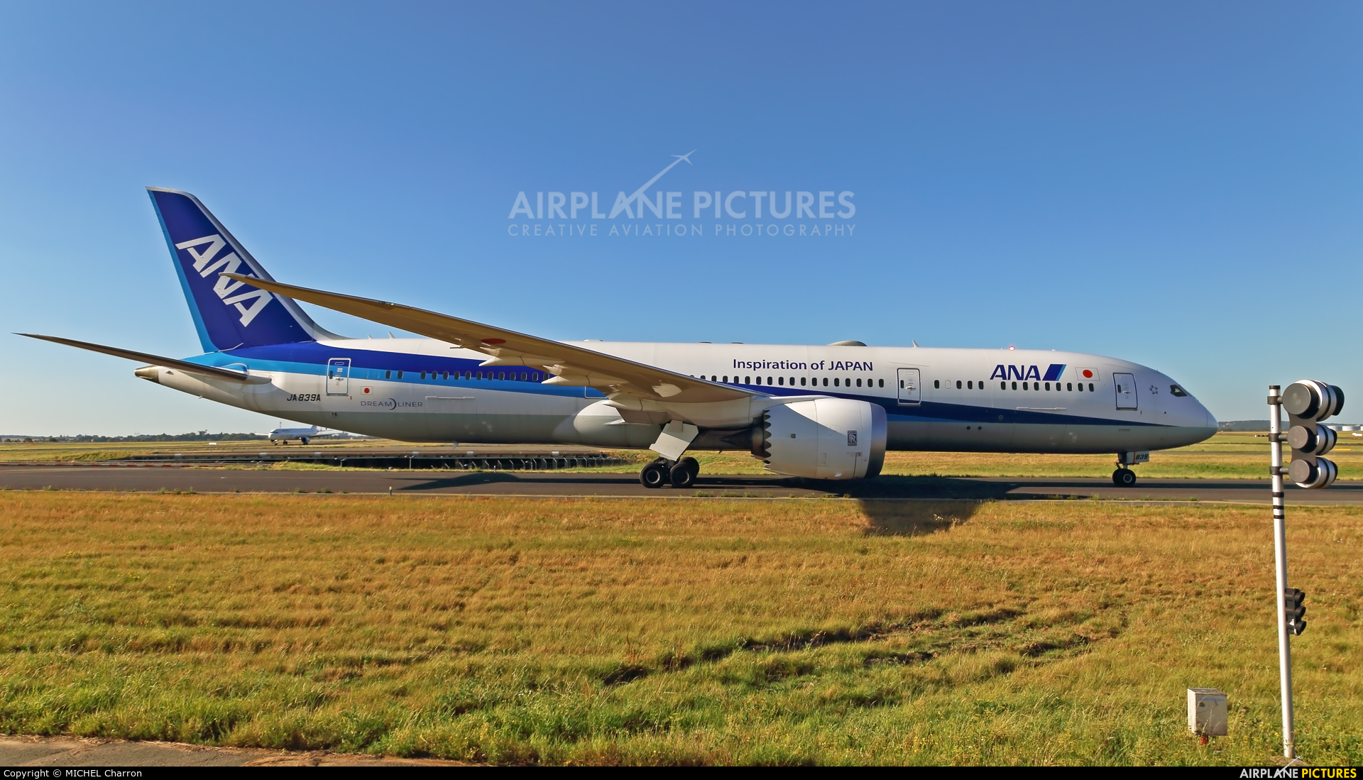ANA - All Nippon Airways JA839A aircraft at Paris - Charles de Gaulle