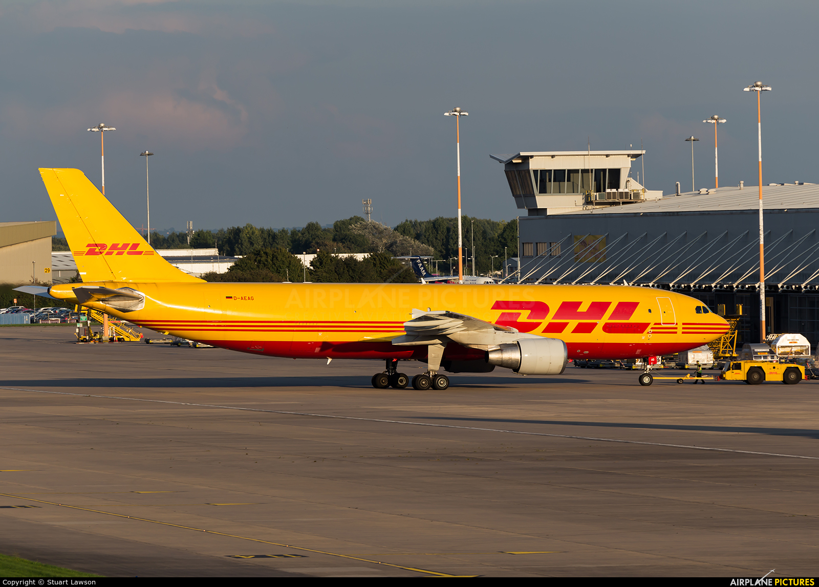DHL Cargo D-AEAG aircraft at East Midlands