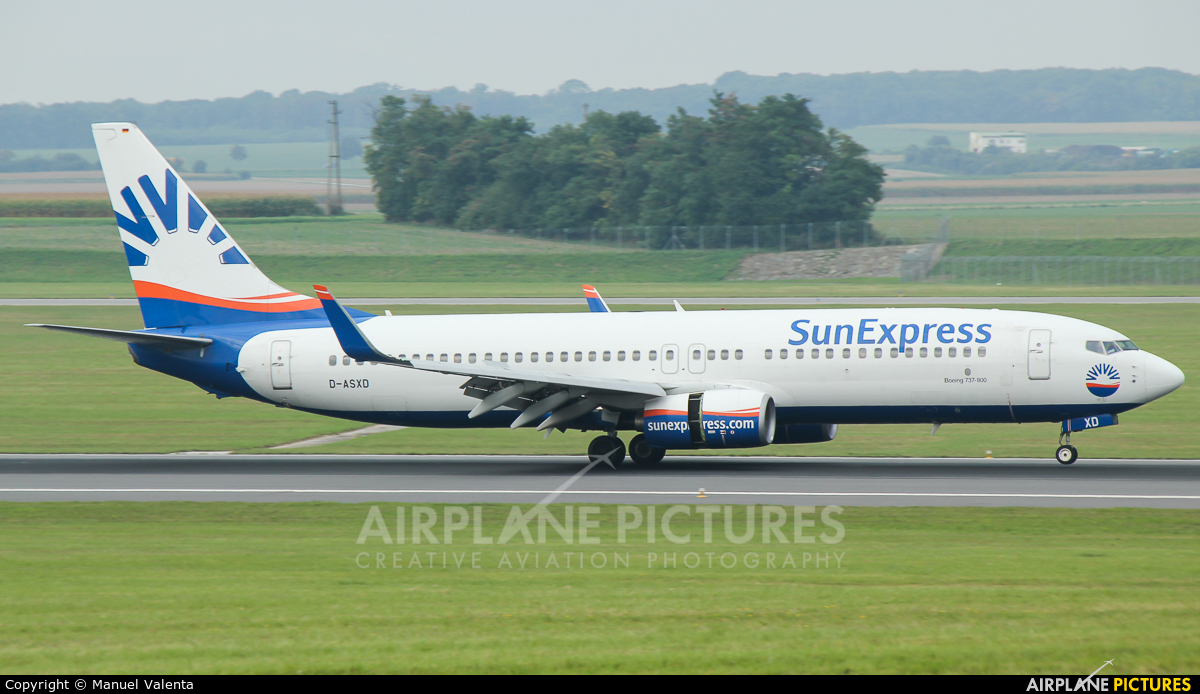 SunExpress Germany D-ASXD aircraft at Vienna - Schwechat
