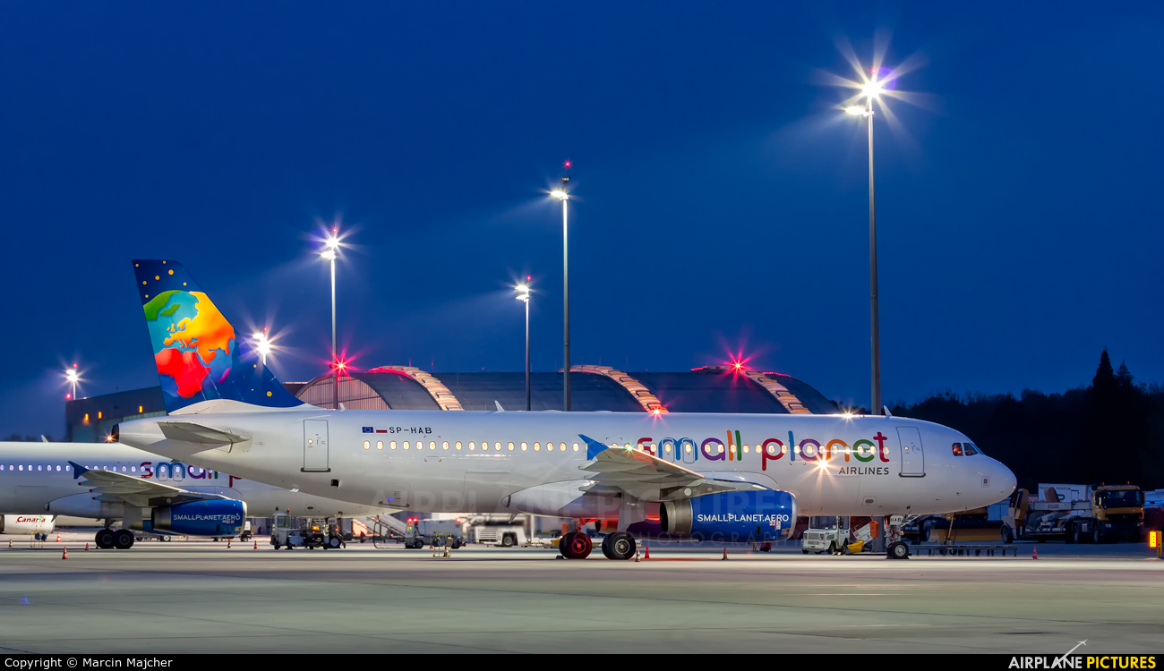 Small Planet Airlines SP-HAB aircraft at Katowice - Pyrzowice