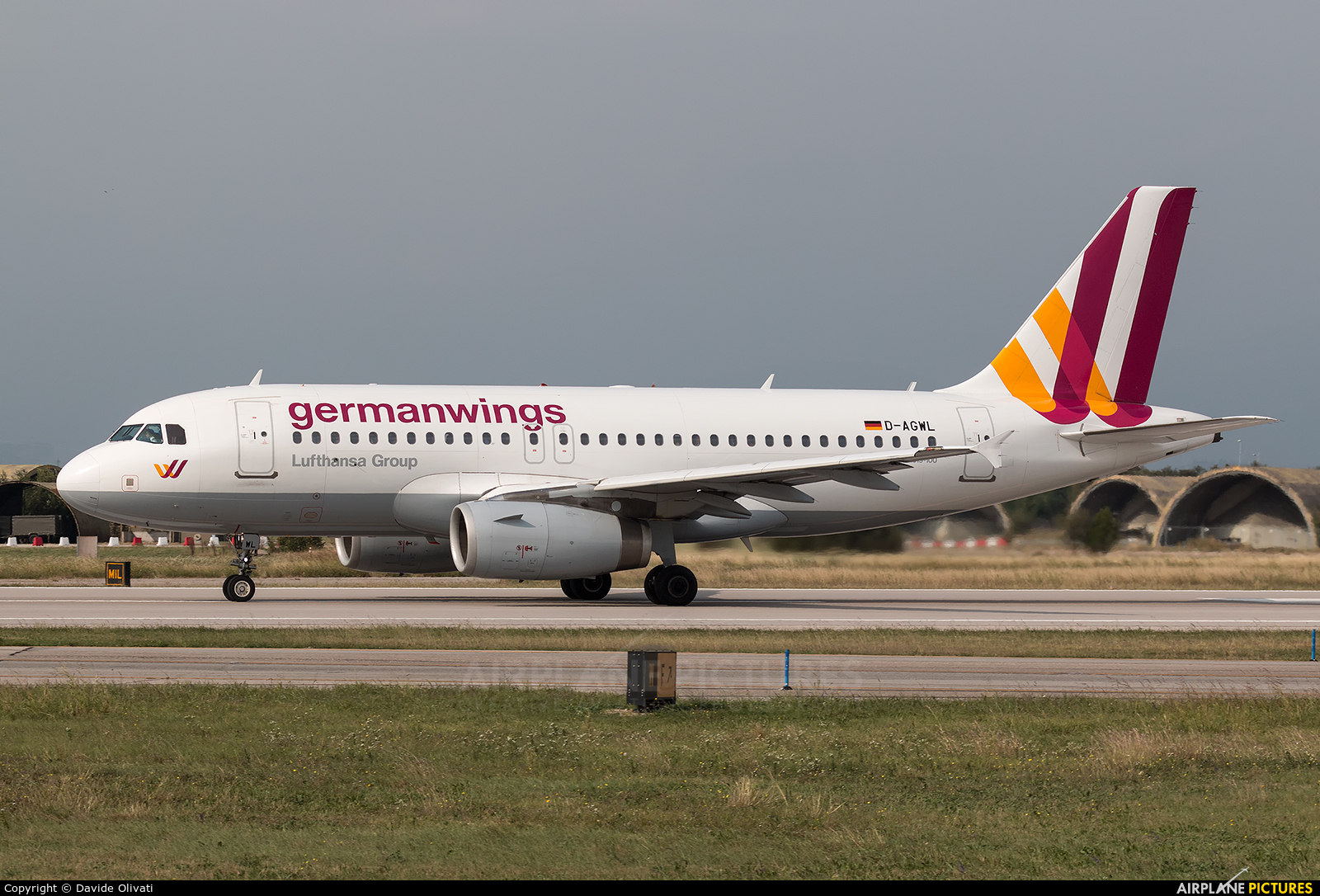 Germanwings D-AGWL aircraft at Verona - Villafranca