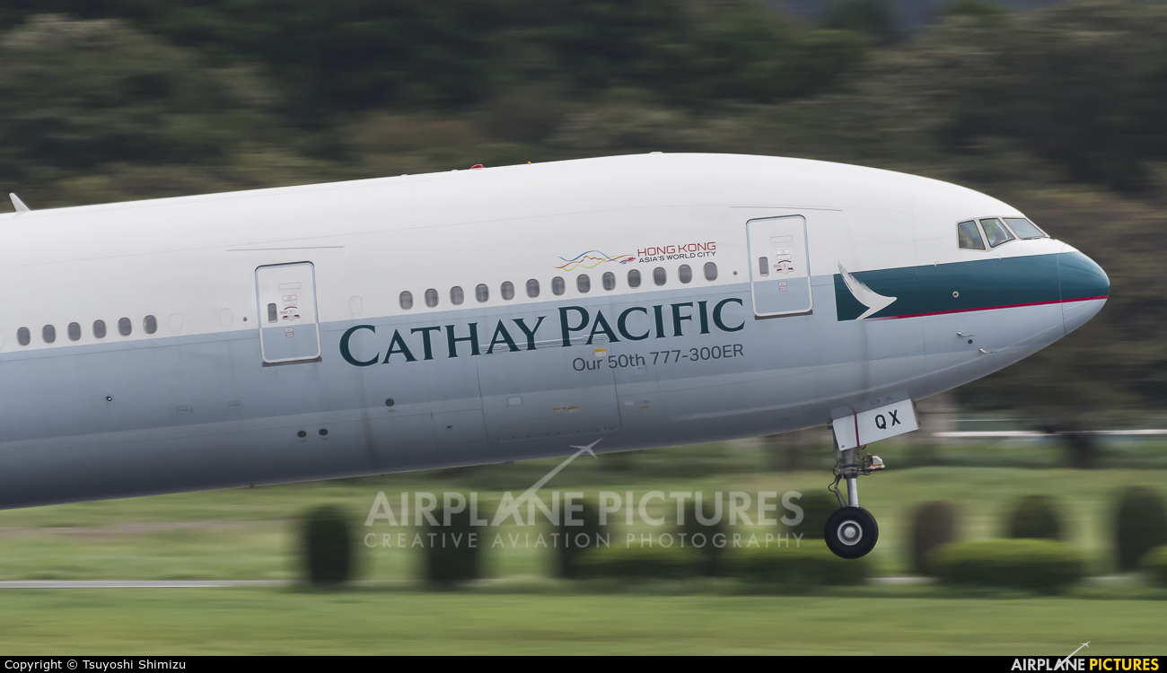 Cathay Pacific B-KQX aircraft at Tokyo - Narita Intl