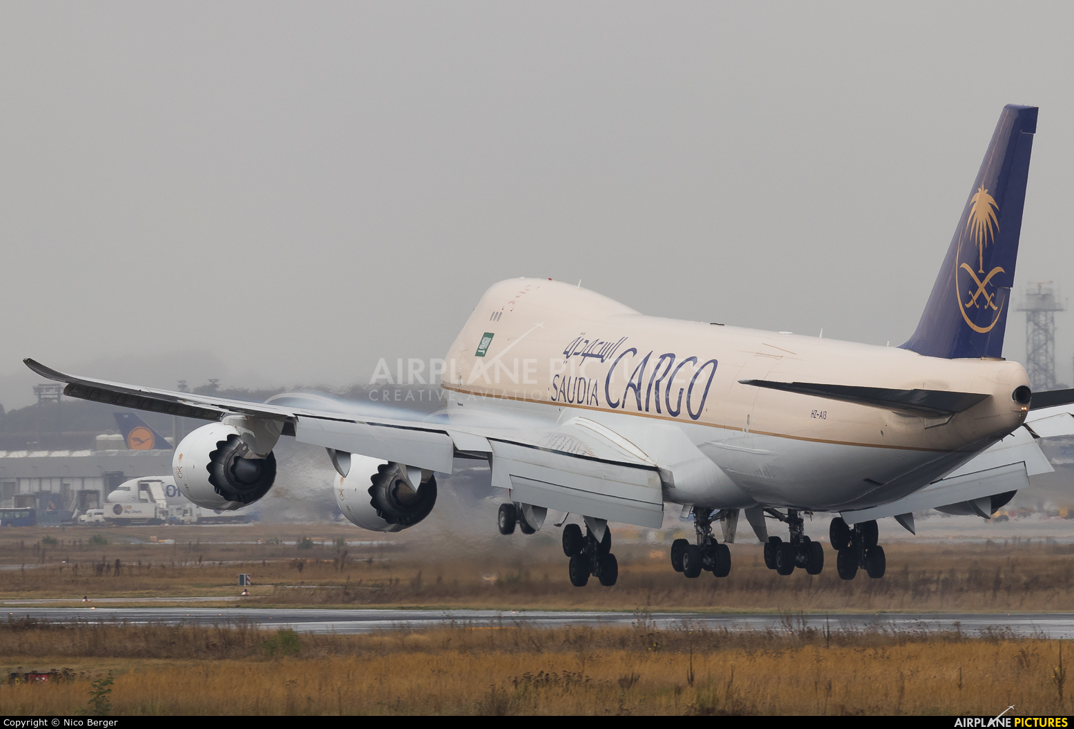 Saudi Arabian Cargo HZ-A13 aircraft at Frankfurt