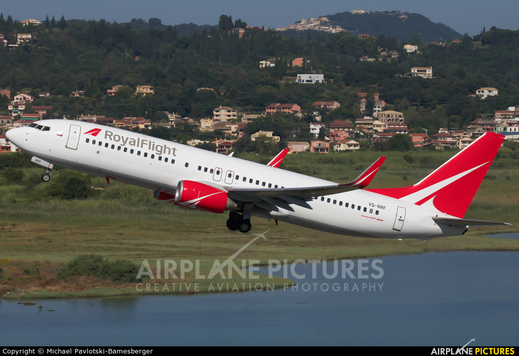 Royal Flight VQ-BRF aircraft at Corfu - Ioannis Kapodistrias