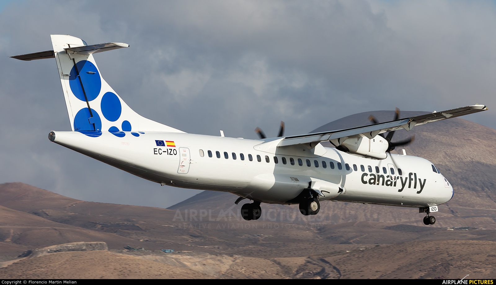 CanaryFly EC-IZO aircraft at Lanzarote - Arrecife