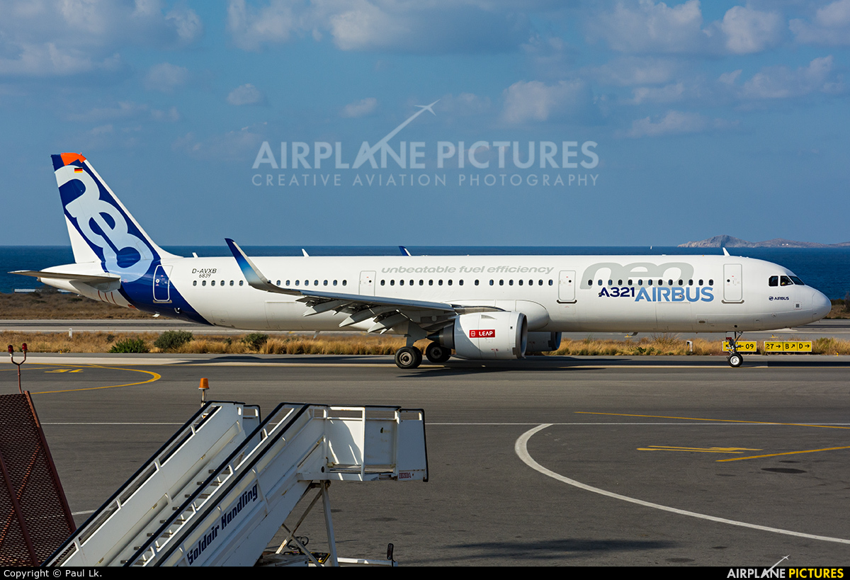 Airbus Industrie D-AVXB aircraft at Heraklion - Nikos Kazantzakis