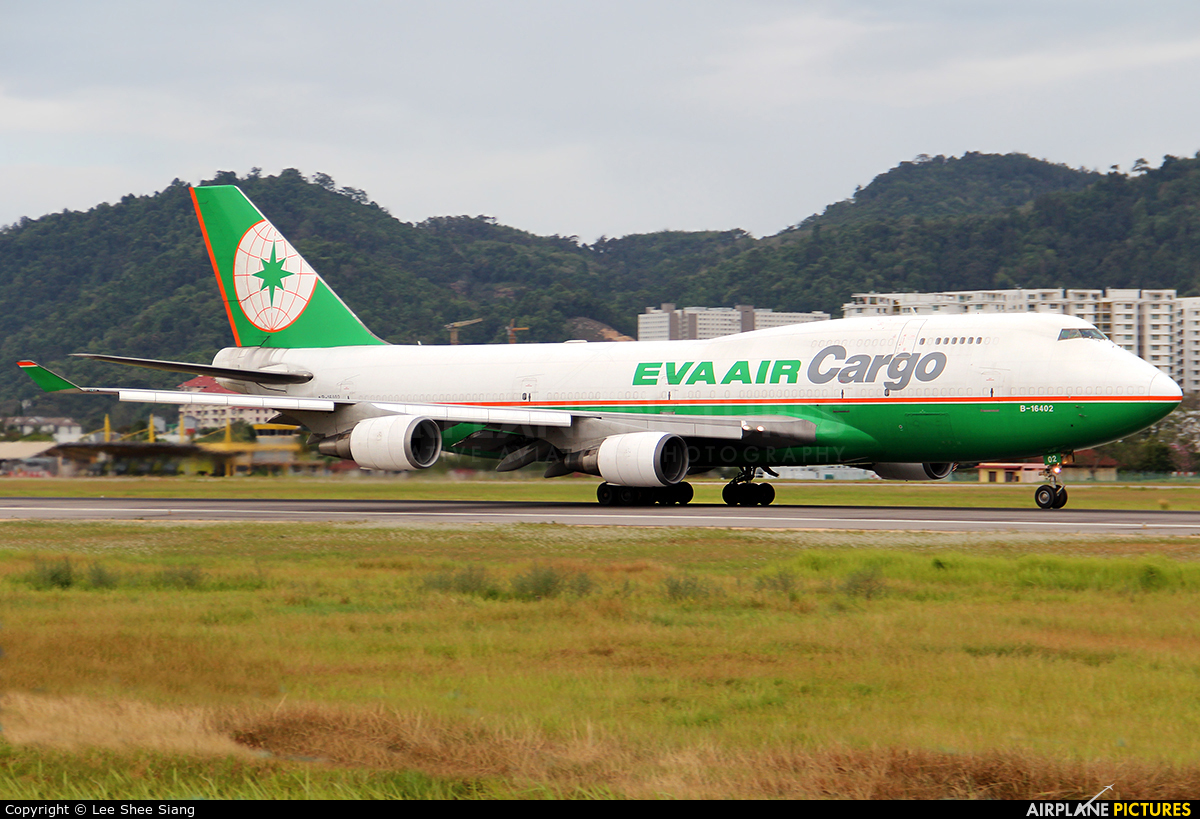 EVA Air Cargo B-16402 aircraft at Penang Intl