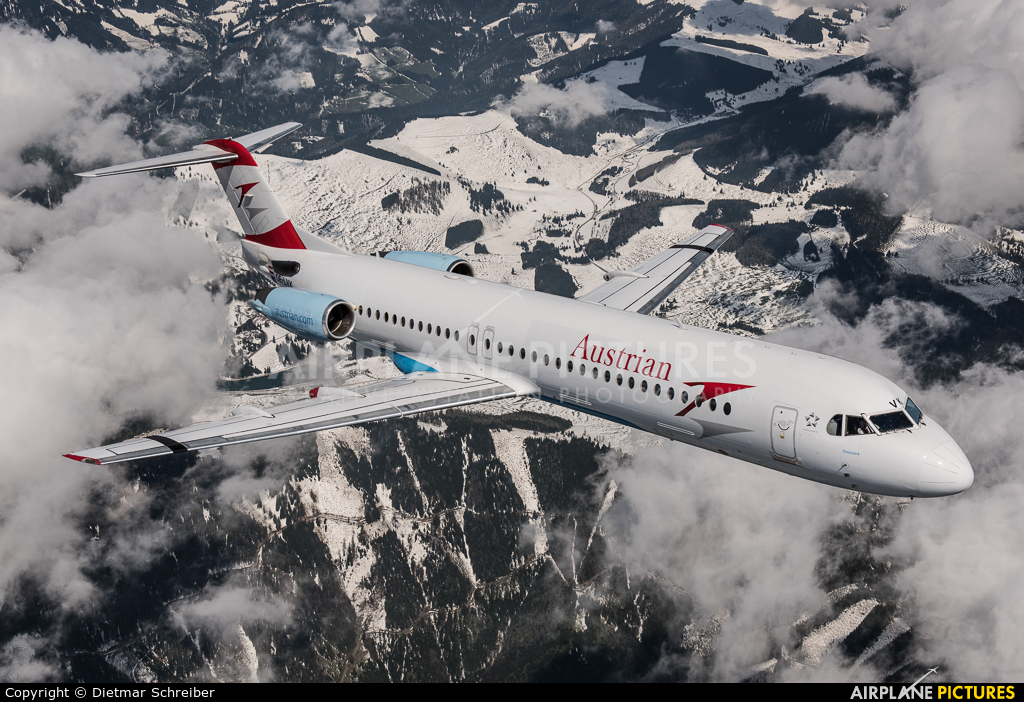 Austrian Airlines/Arrows/Tyrolean OE-LVK aircraft at In Flight - Austria