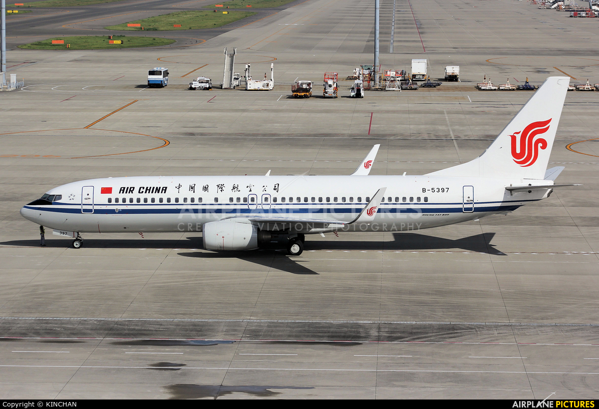 Air China B-5397 aircraft at Chubu Centrair Intl