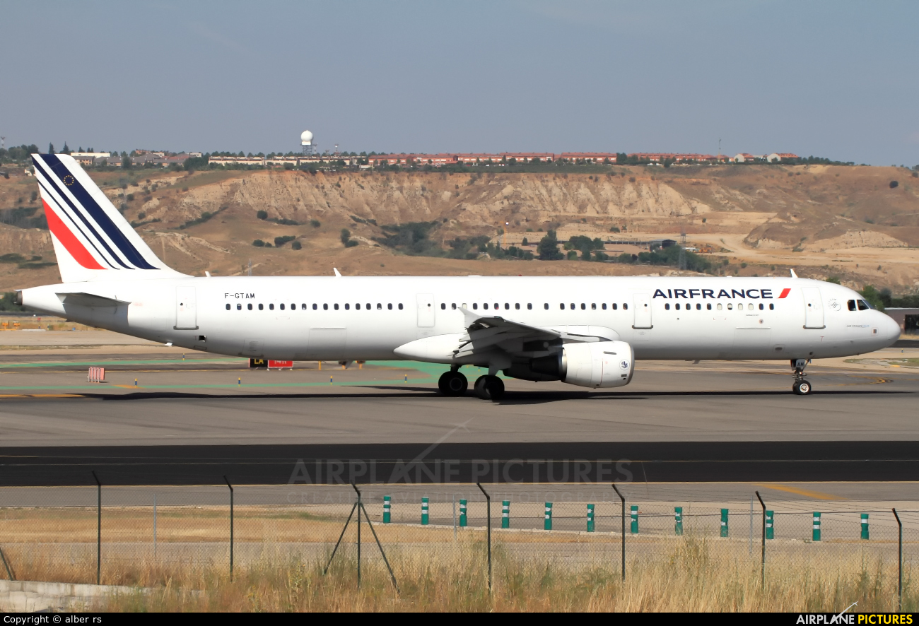 Air France F-GTAM aircraft at Madrid - Barajas