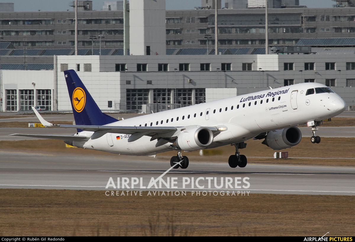 Lufthansa Regional - CityLine D-AEBC aircraft at Munich