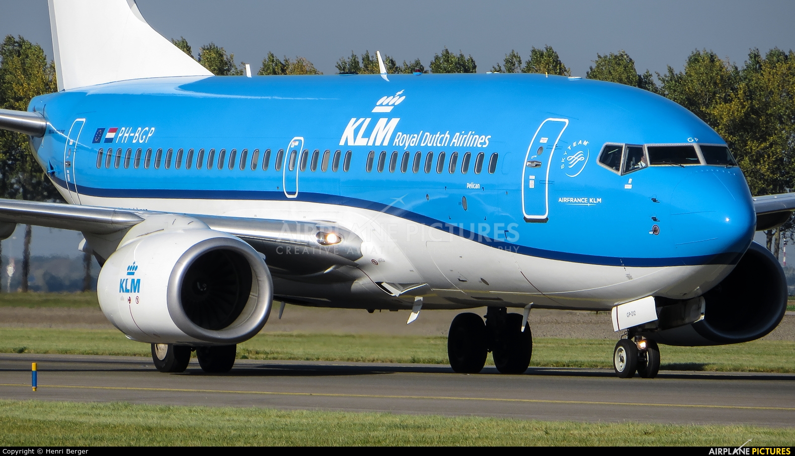 KLM PH-BGP aircraft at Amsterdam - Schiphol