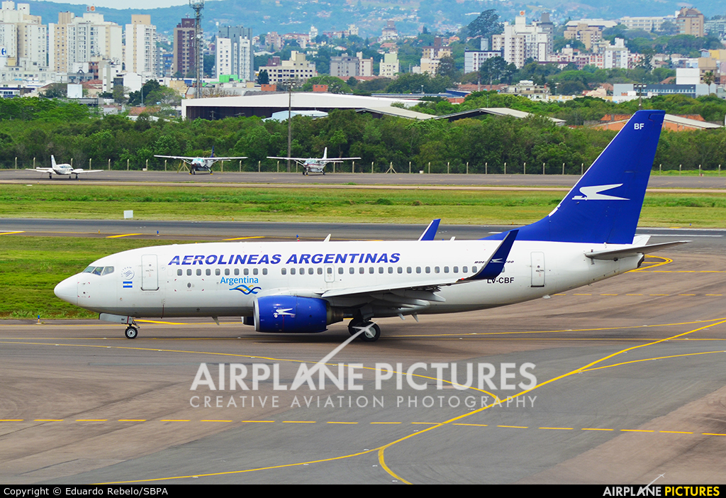 Aerolineas Argentinas LV-CBF aircraft at Porto Alegre - Salgado Filho
