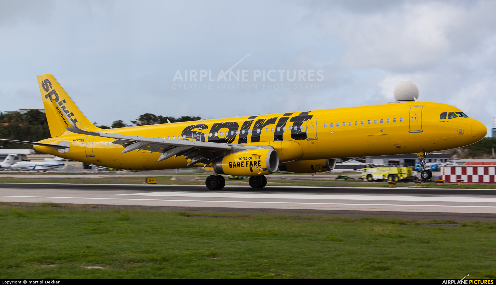 Spirit Airlines N660NK aircraft at Sint Maarten - Princess Juliana Intl