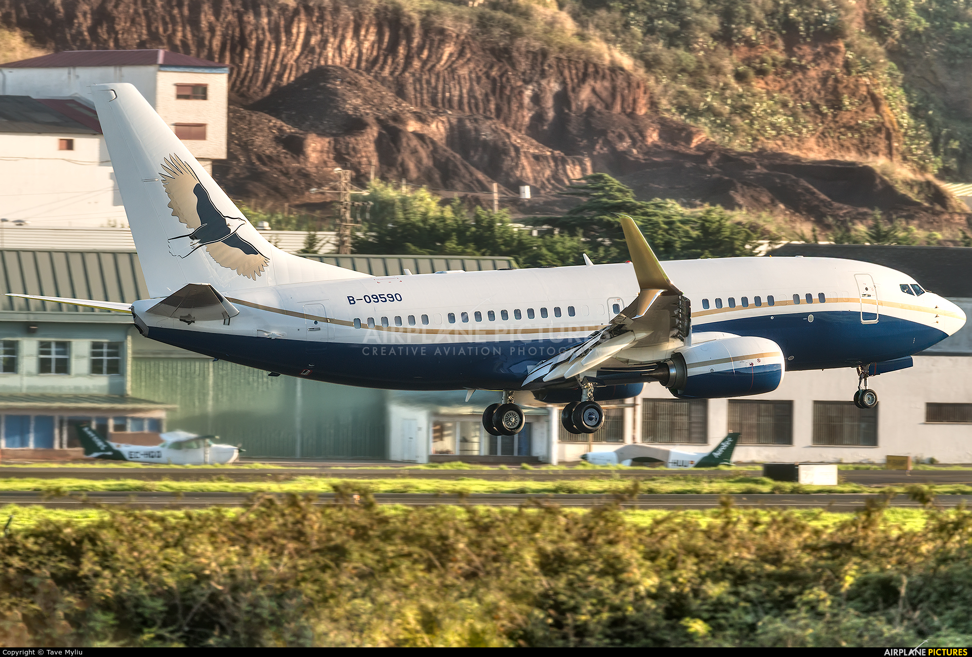 Private B-09590 aircraft at Tenerife Norte - Los Rodeos