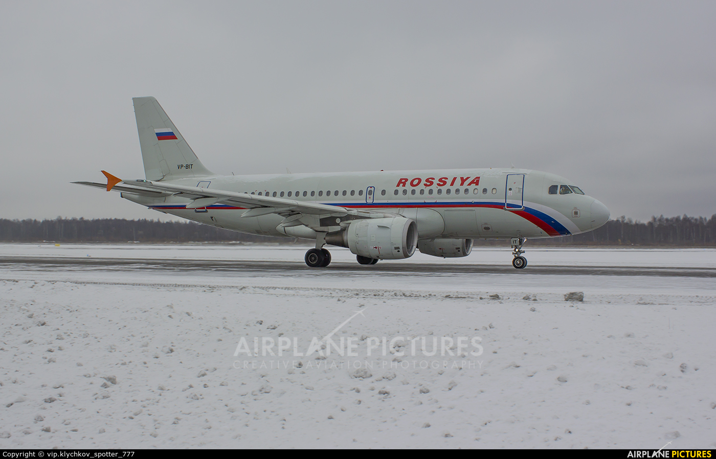 Rossiya VP-BIT aircraft at St. Petersburg - Pulkovo