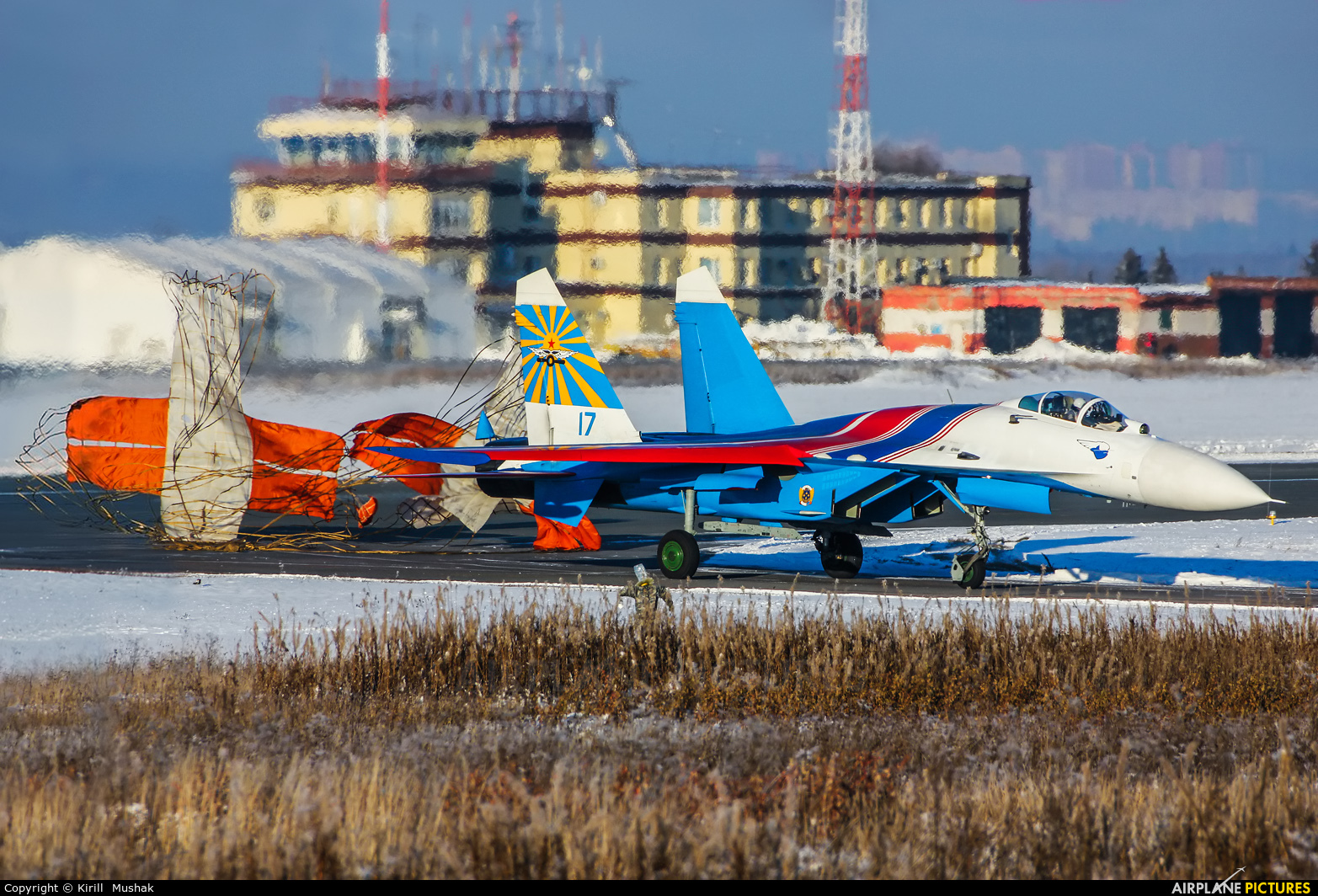 Russia - Air Force "Russian Knights" 17 BLUE aircraft at Bolshoe Savino - Perm