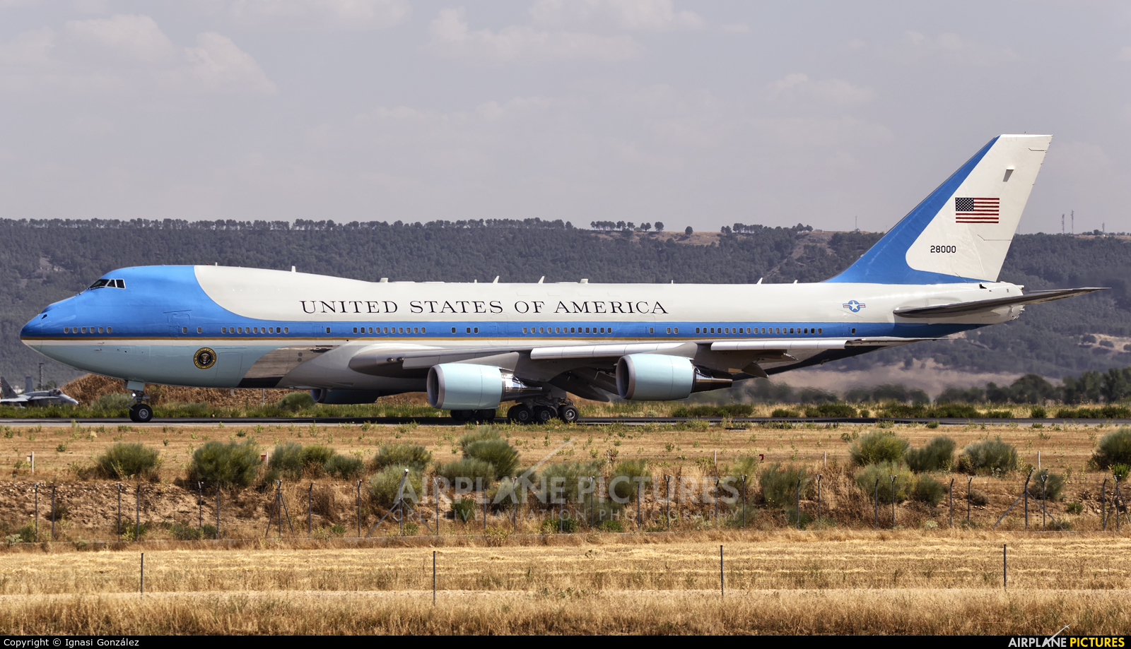 USA - Air Force 82-8000 aircraft at Madrid - Torrejon