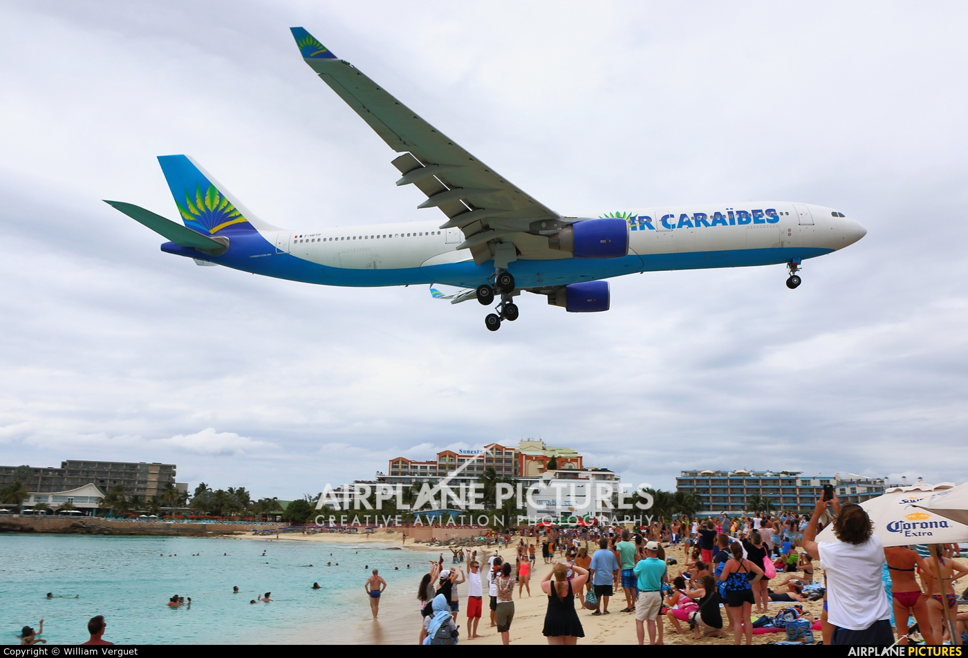 Air Caraibes F-HPTP aircraft at Sint Maarten - Princess Juliana Intl