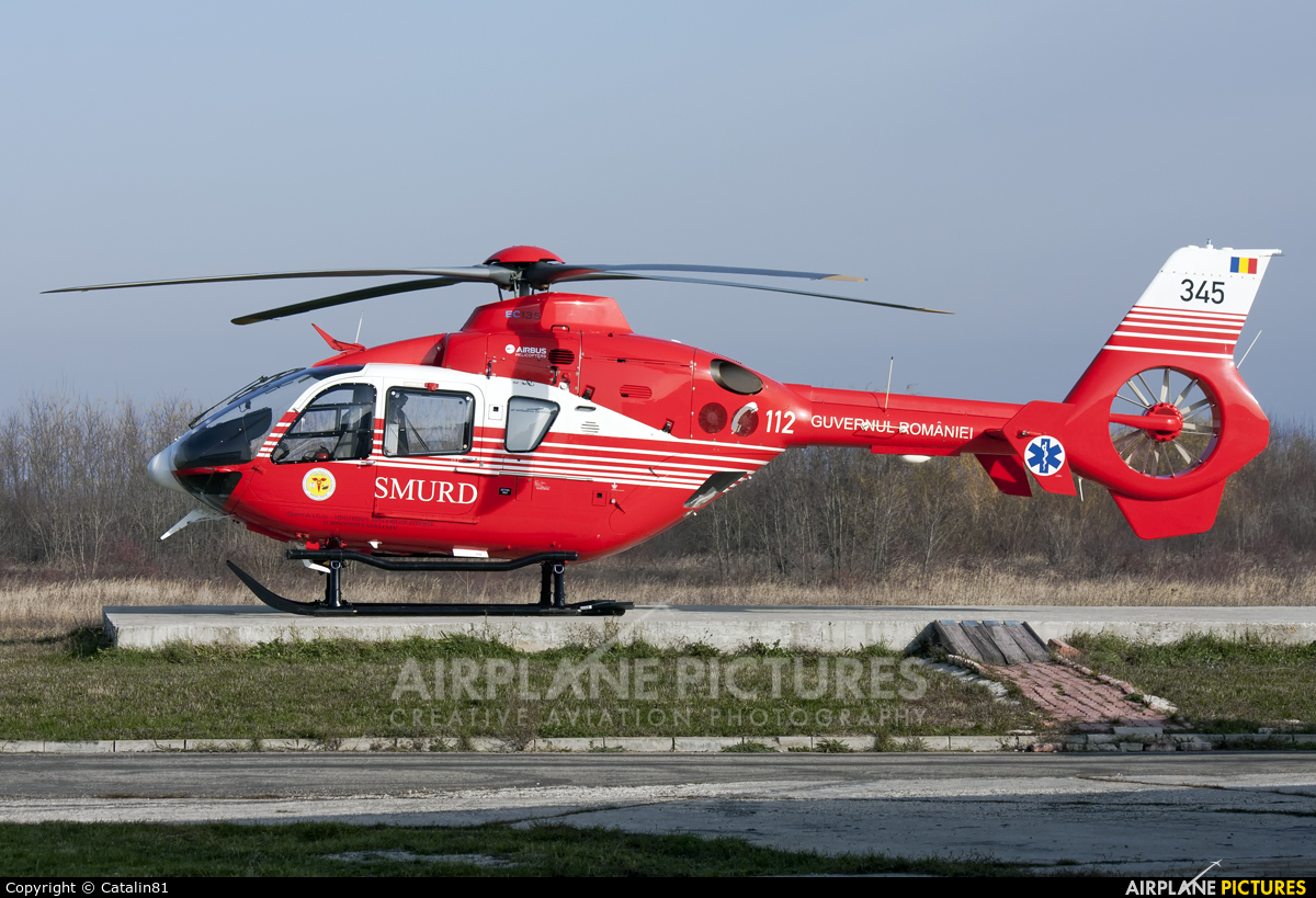 Romanian Emergency Rescue Service 345 aircraft at Craiova