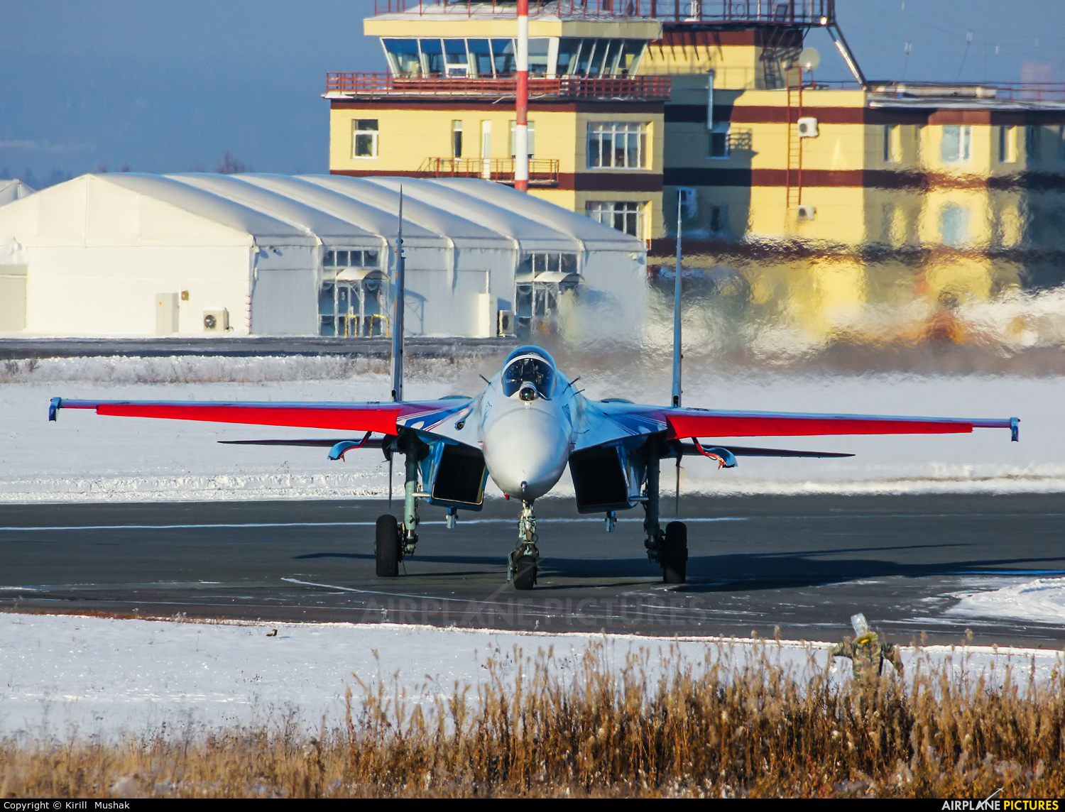 Russia - Air Force "Russian Knights" 05 BLUE aircraft at Bolshoe Savino - Perm