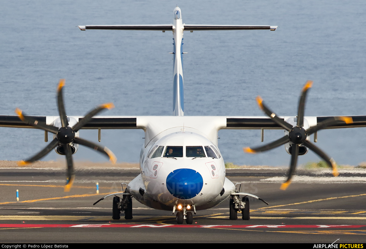 CanaryFly EC-MLF aircraft at Fuerteventura - Puerto del Rosario