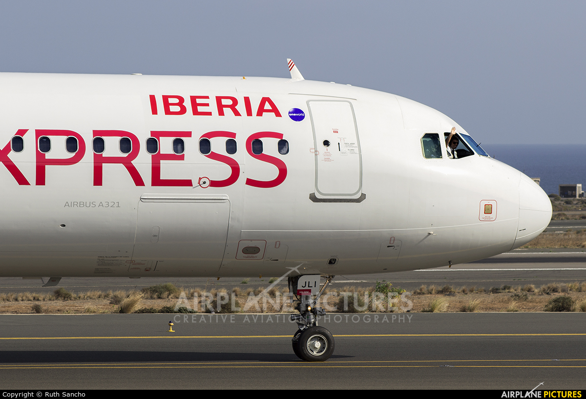 Iberia Express EC-JLI aircraft at Las Palmas de Gran Canaria