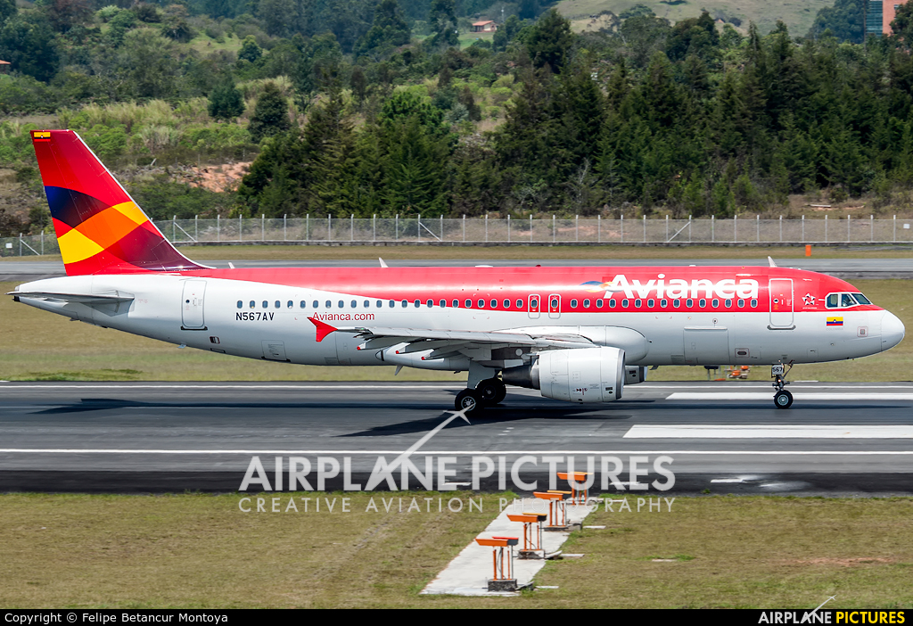 Avianca N567AV aircraft at Medellin - Jose Maria Cordova Intl