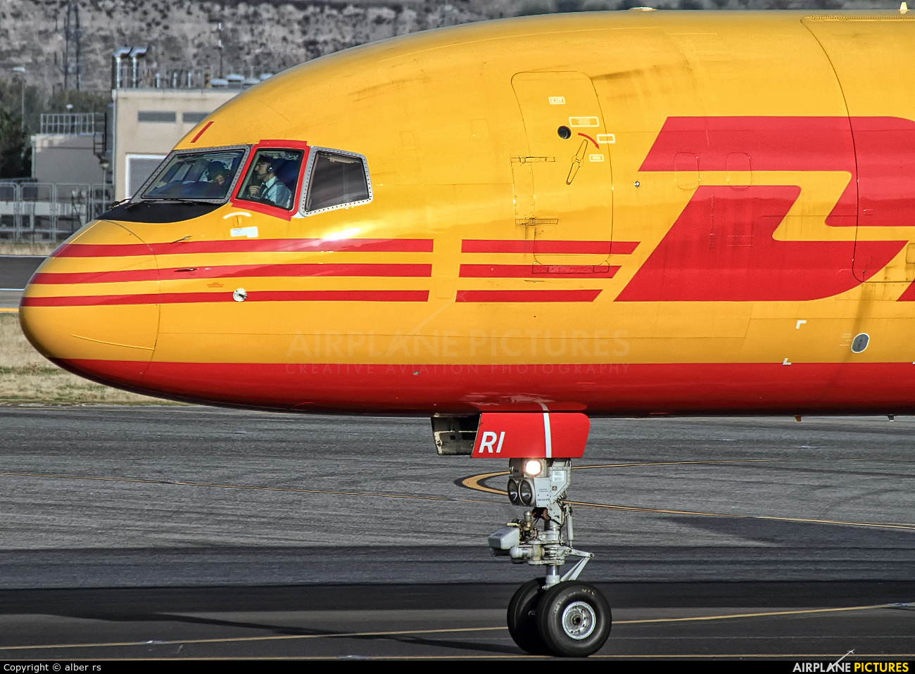DHL Cargo G-BMRI aircraft at Madrid - Barajas