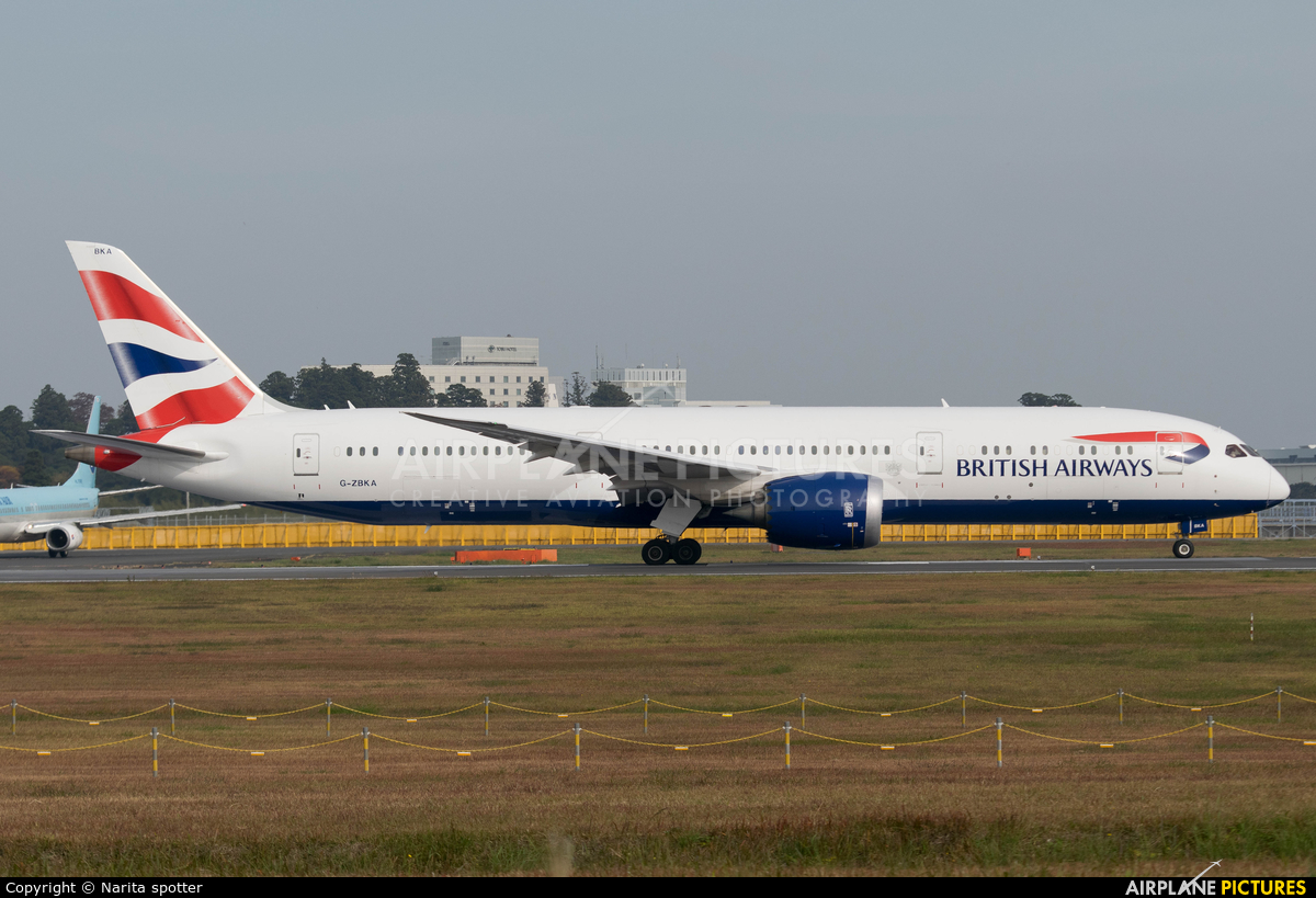 British Airways G-ZBKA aircraft at Tokyo - Narita Intl