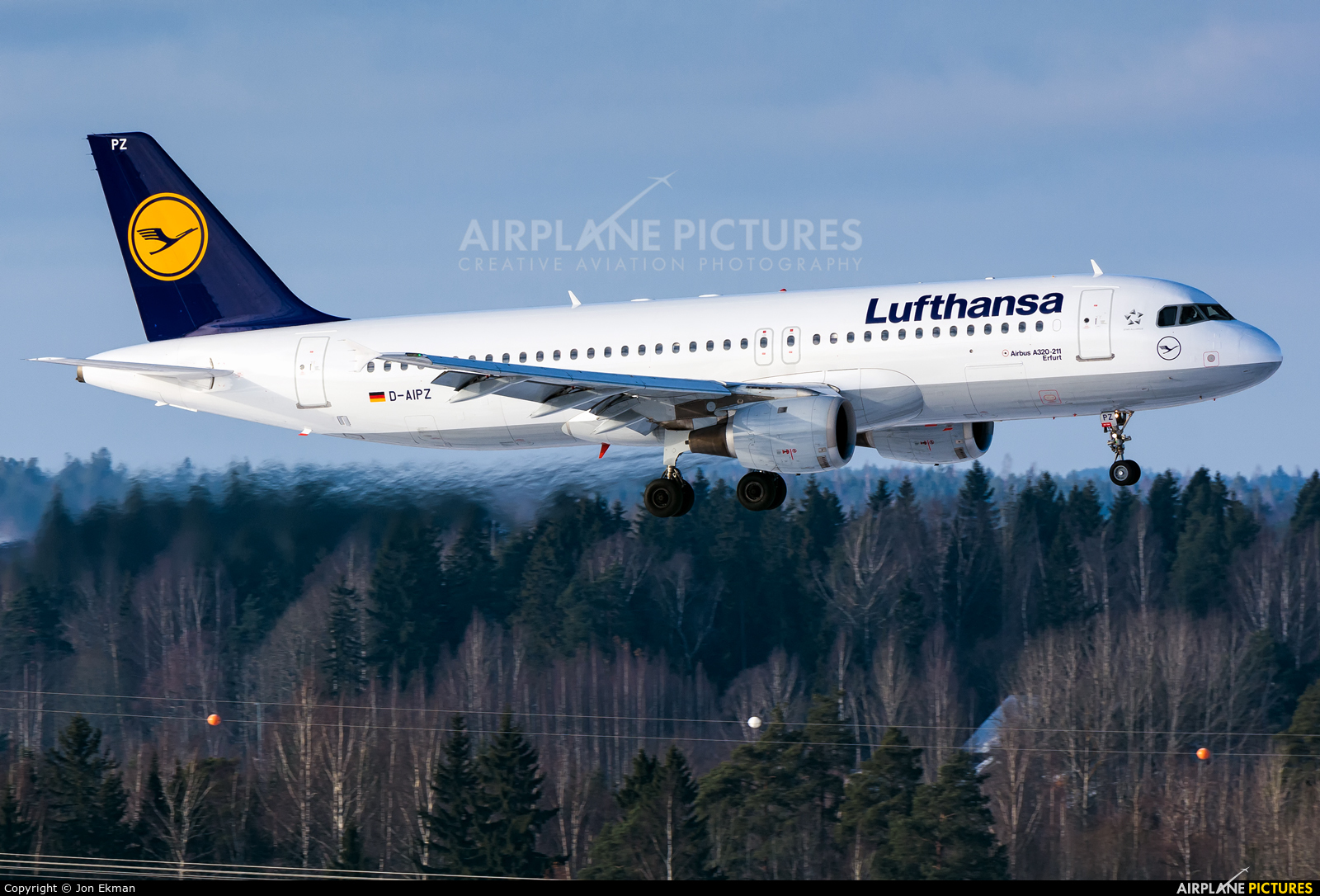Lufthansa D-AIPZ aircraft at Helsinki - Vantaa