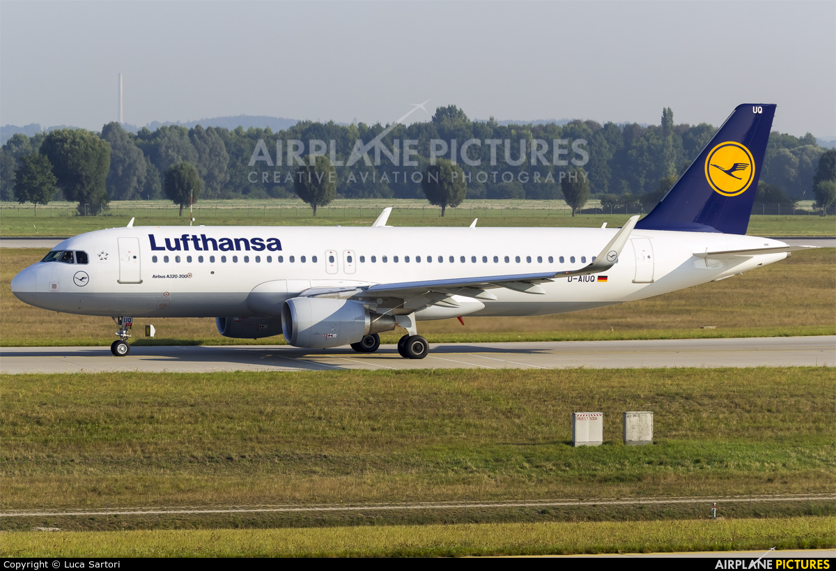 Lufthansa D-AIUT aircraft at Munich